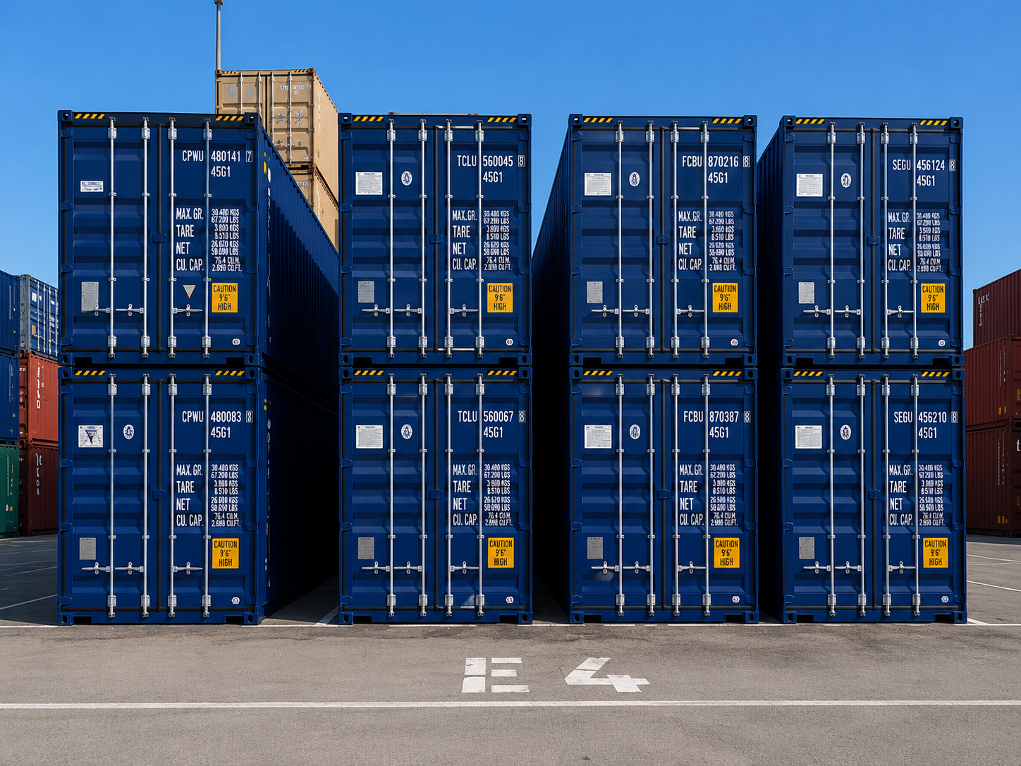 CONTAINER MARITTIMO 40 PIEDI OPEN SIDE