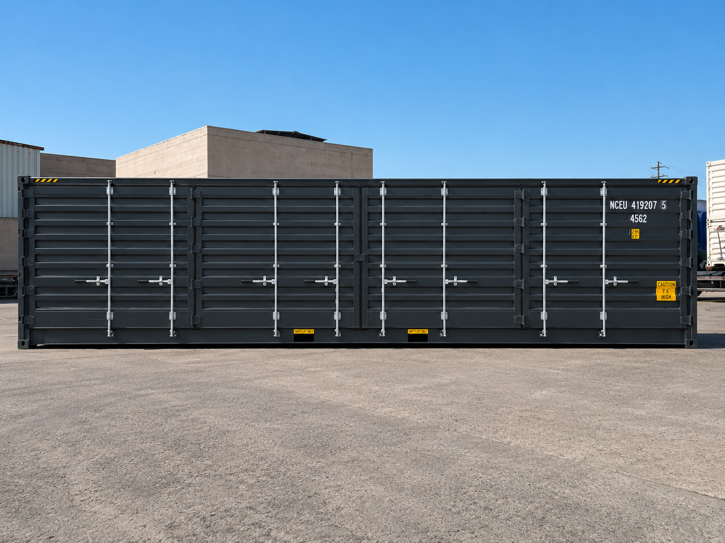 CONTAINER MARITTIMO 40 PIEDI OPEN SIDE