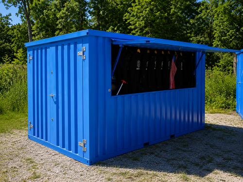 BAR SMONTABILE XL 4 × 2 M – BLU RAL