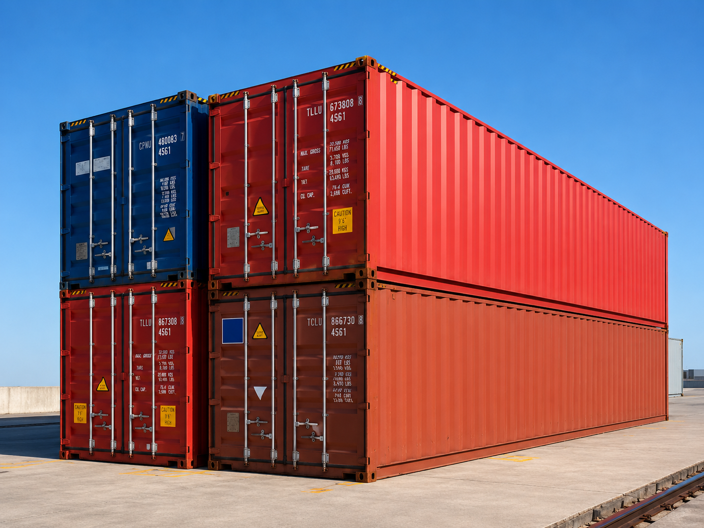 CONTAINER MARITTIMO 40 PIEDI OPEN SIDE