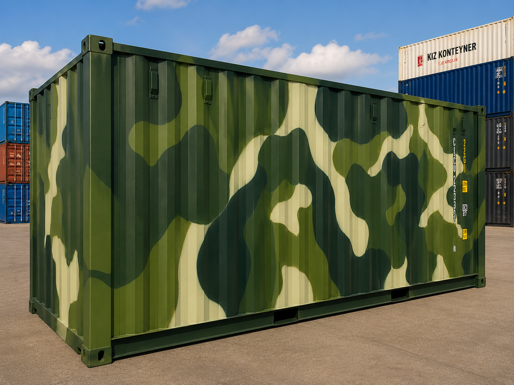 CONTAINER MARITTIMO 20 PIEDI CAMOUFLAGE – IICL 6
