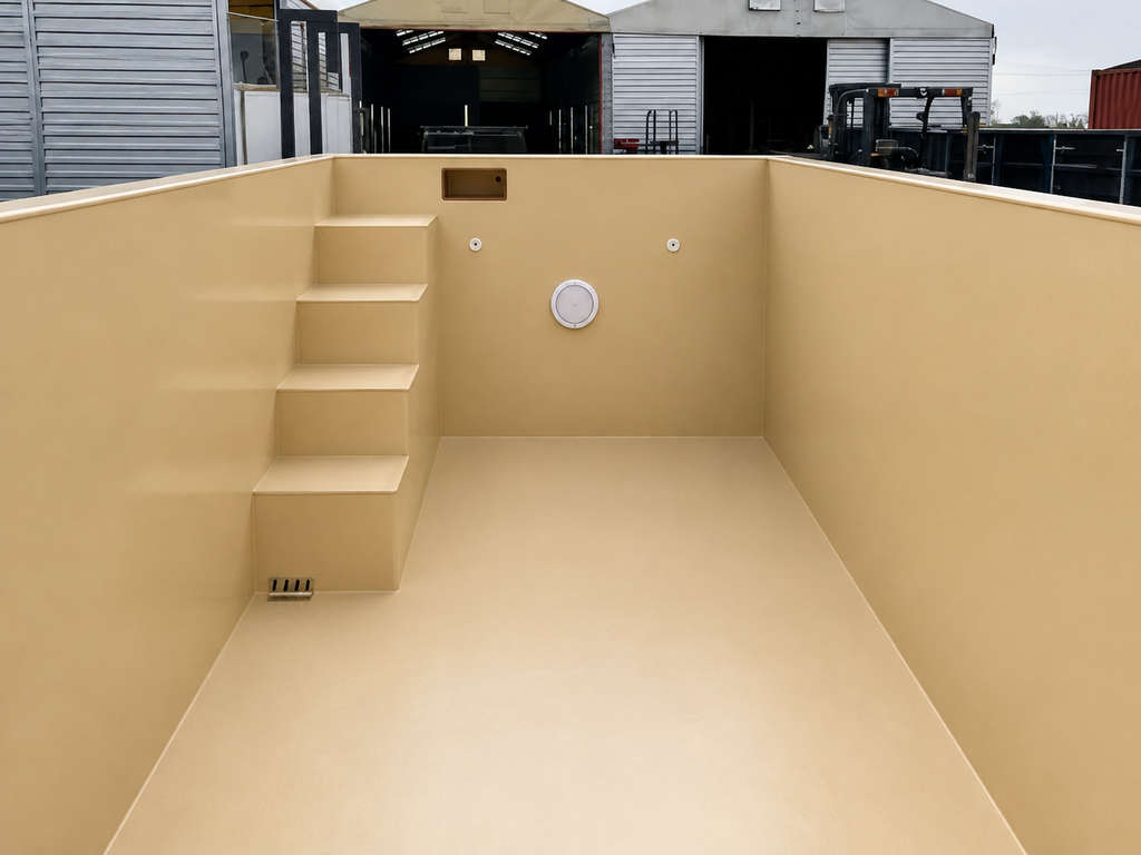 PISCINA IN POLIPROPILENE ELITE SPORT & SPA – 6,50 × 2,55 M
