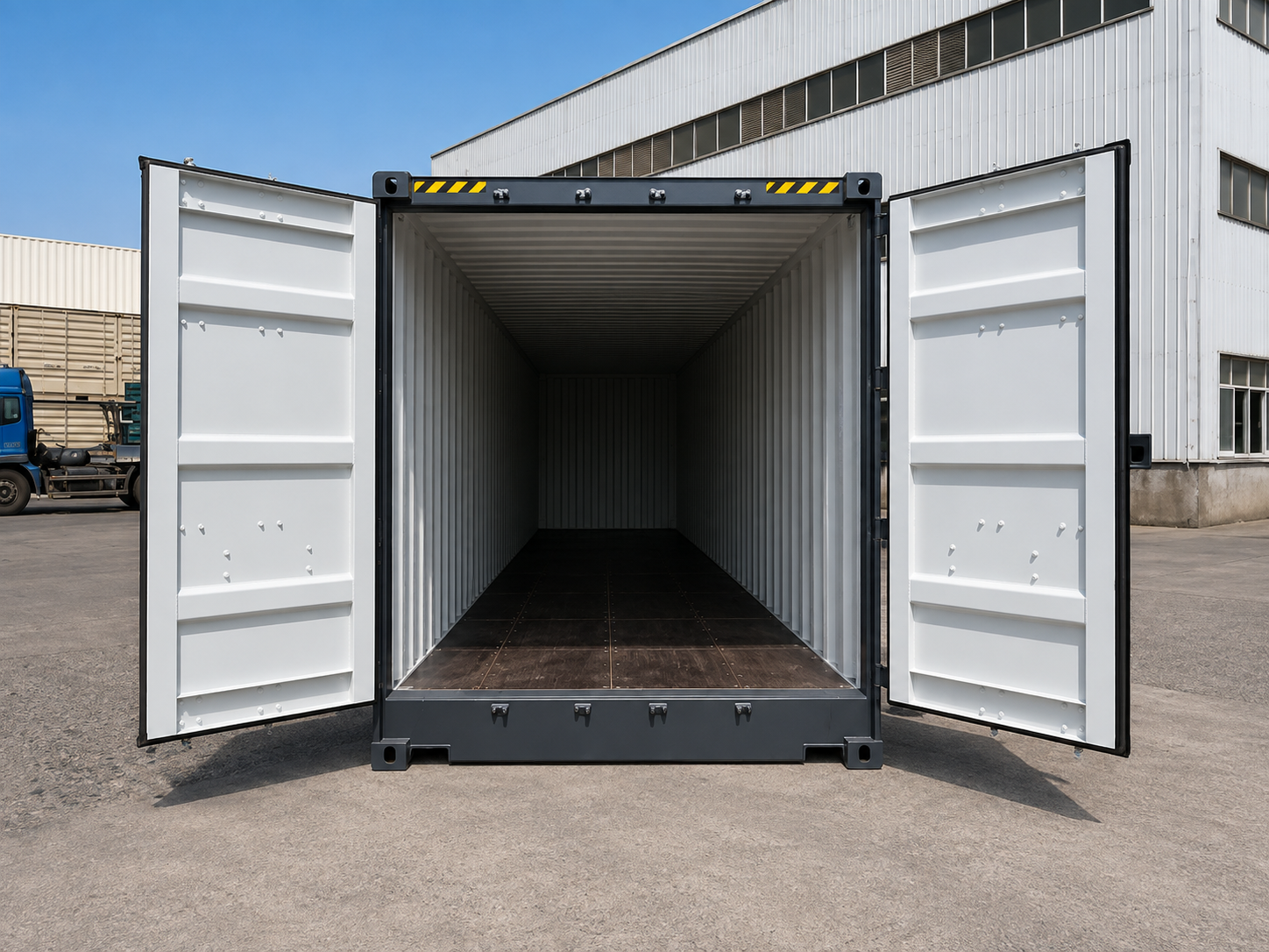 CONTAINER MARITTIMO 40 PIEDI OPEN SIDE