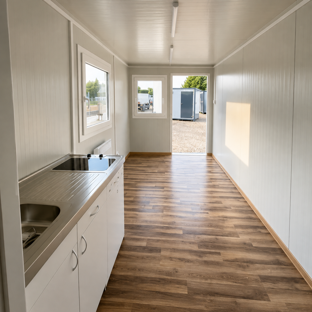 CONTAINER MODULARE DA UFFICIO  6 × 2,40 M