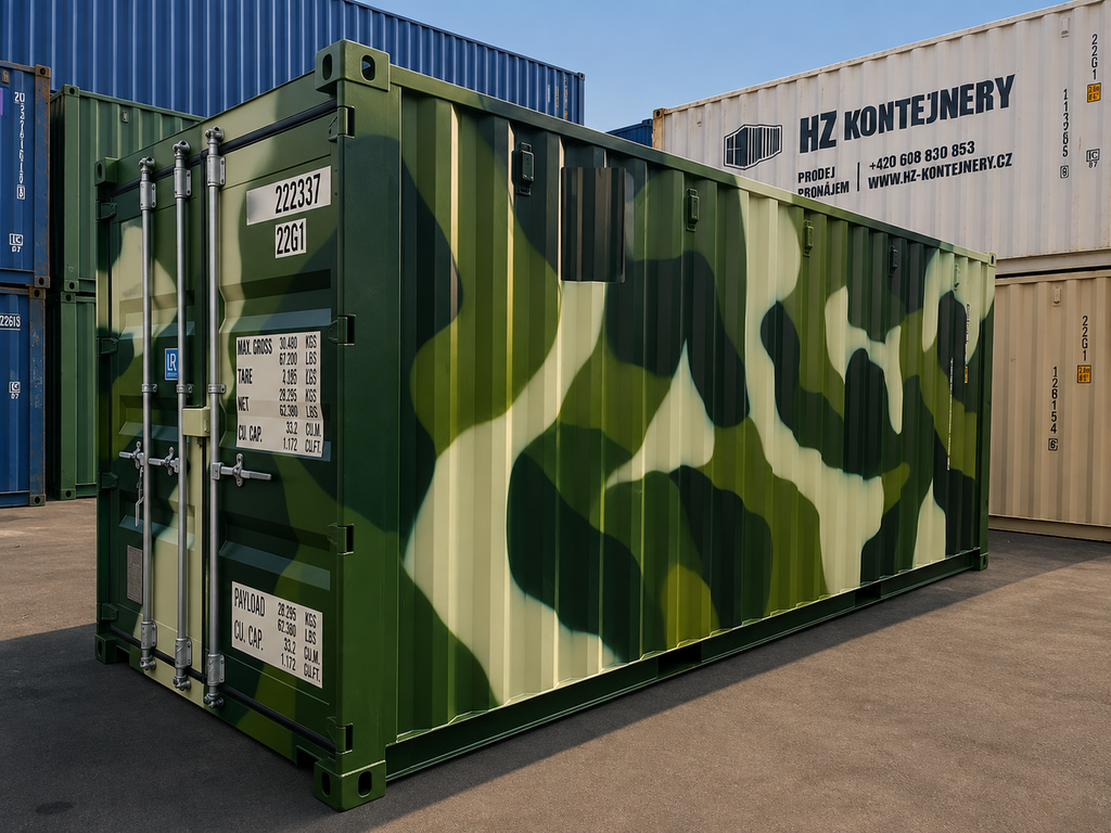 CONTAINER MARITTIMO 20 PIEDI CAMOUFLAGE – IICL 6