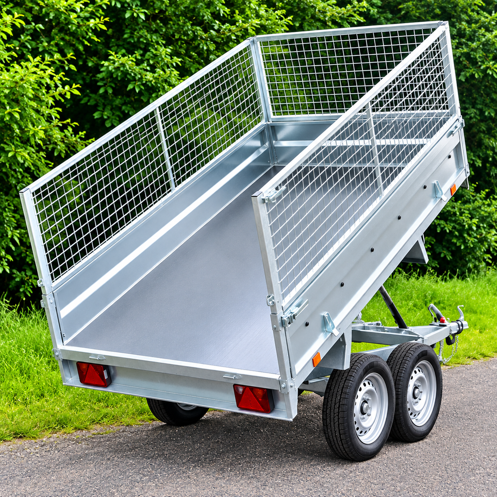 RIMORCHIO RIBALTABILE LIDER 39560 – DOPPIO ASSE