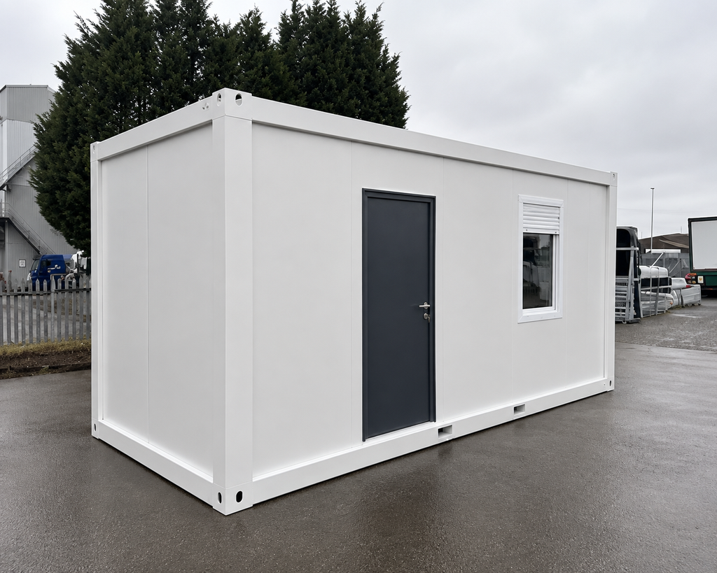 CONTAINER UFFICIO CON BAGNO E RIPOSTIGLIO