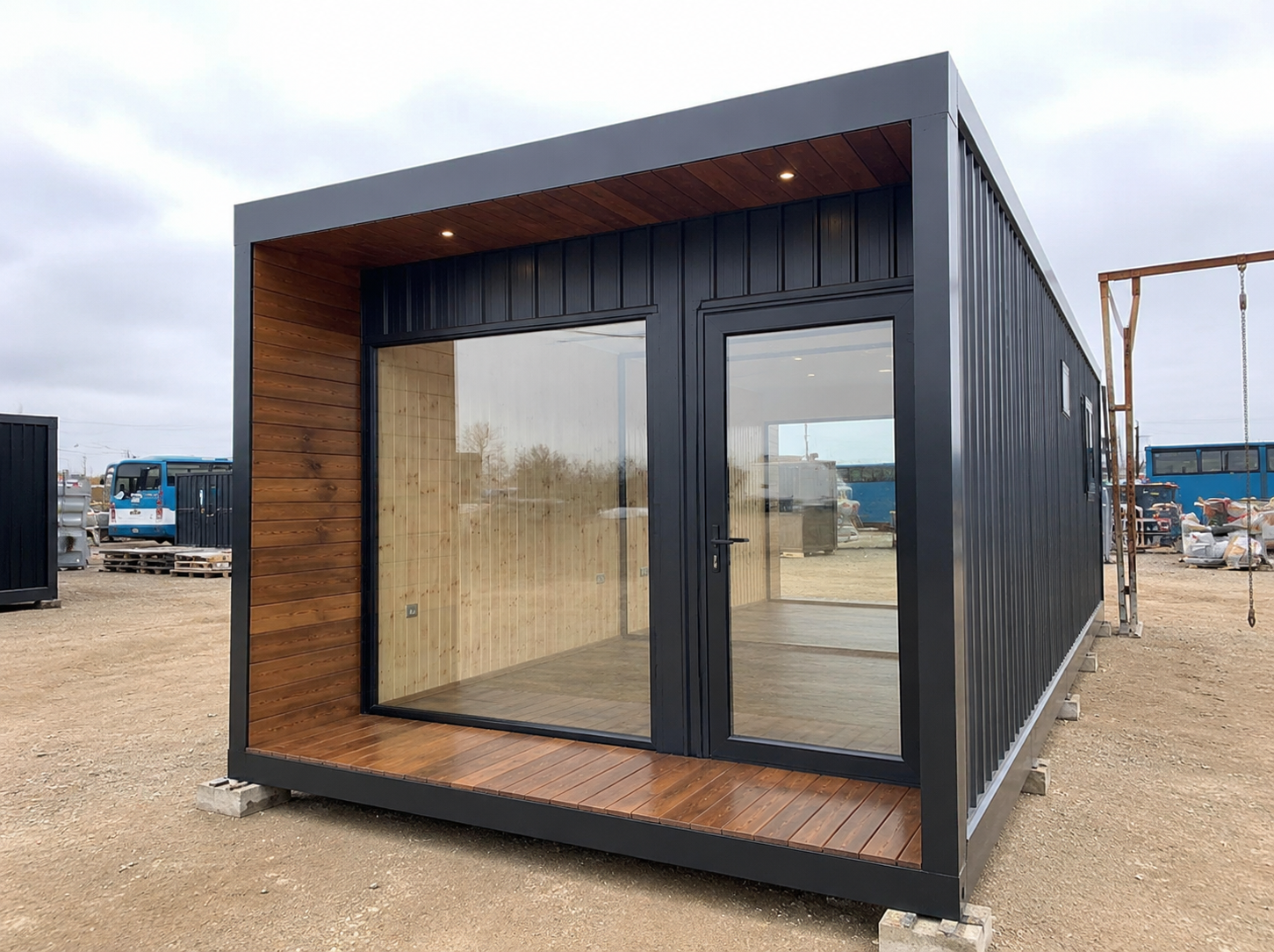 Container ufficio modulare da 24 m²