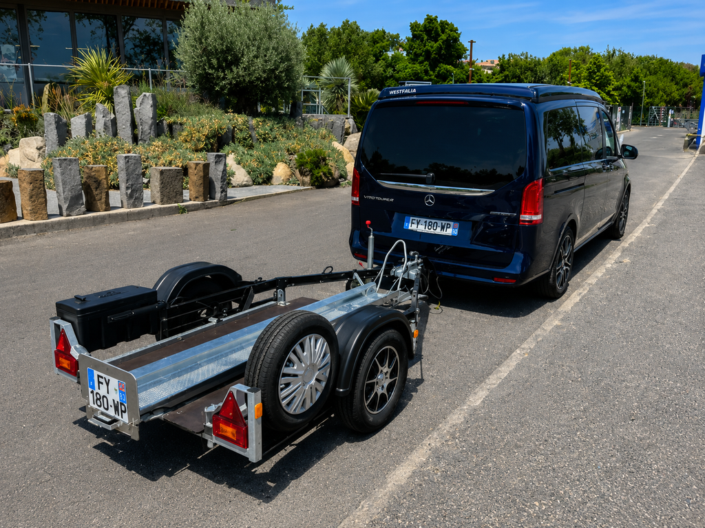 RIMORCHIO PORTA MOTO TYPE-TOP RGW 600 – 2,50 M / 600 KG
