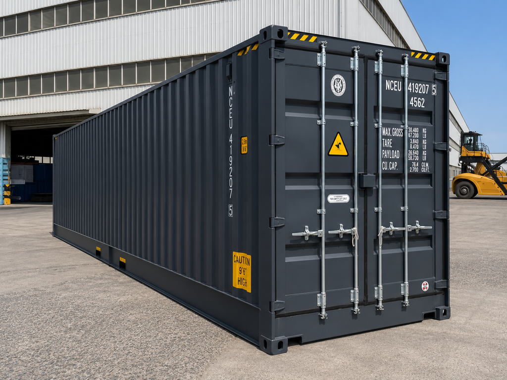 CONTAINER MARITTIMO 40 PIEDI OPEN SIDE