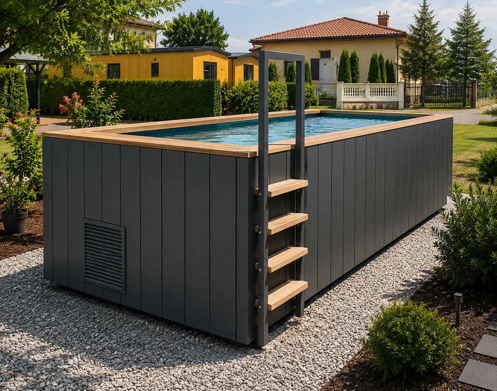 PISCINA IN POLIPROPILENE ELITE SPORT & SPA – 6,50 × 2,55 M