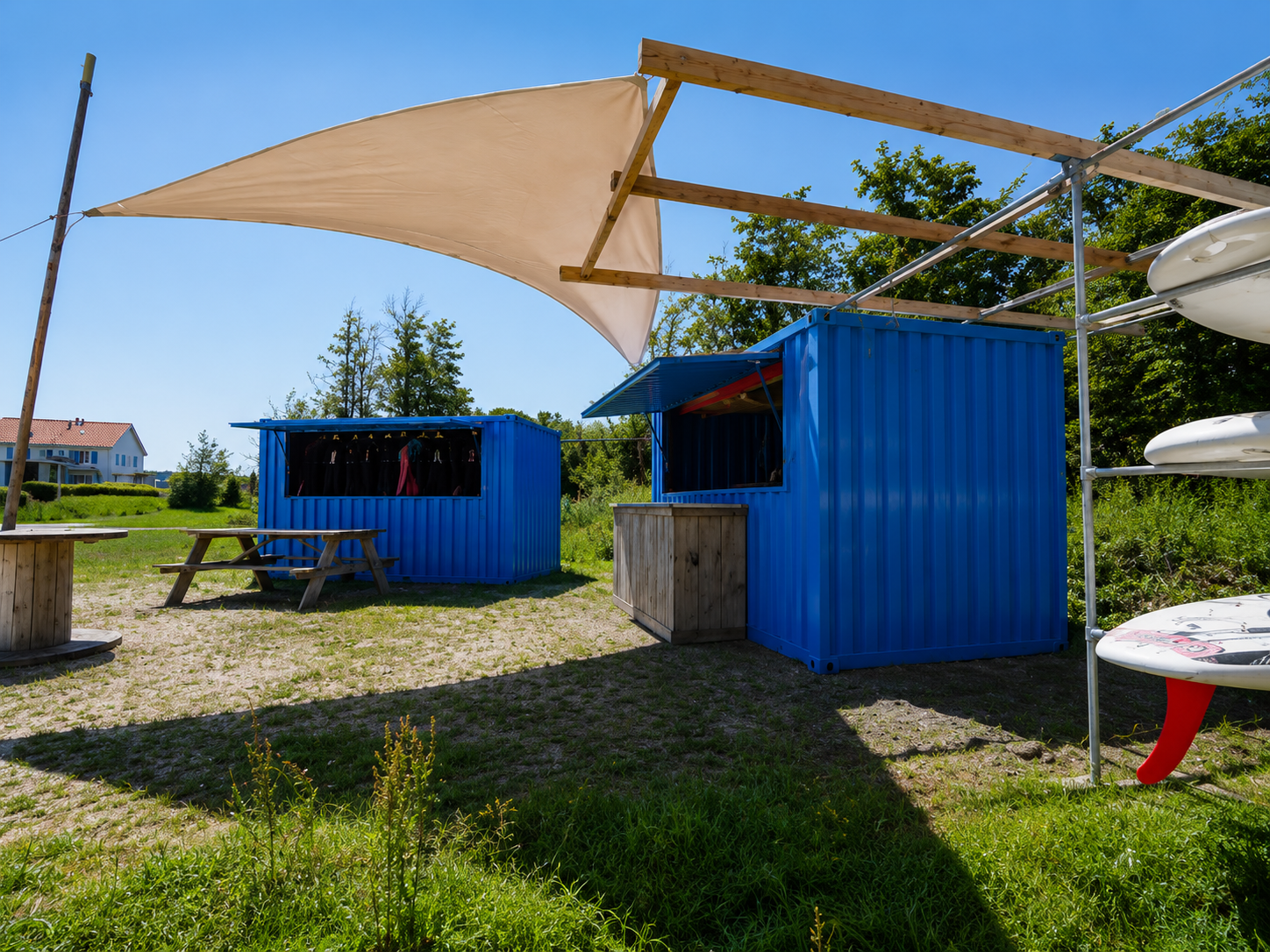 BAR SMONTABILE XL 4 × 2 M – BLU RAL