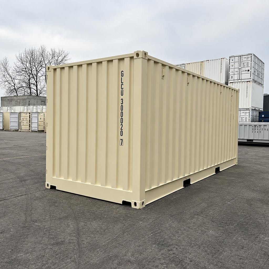 CONTAINER MARITTIMO 20 PIEDI OPEN SIDE