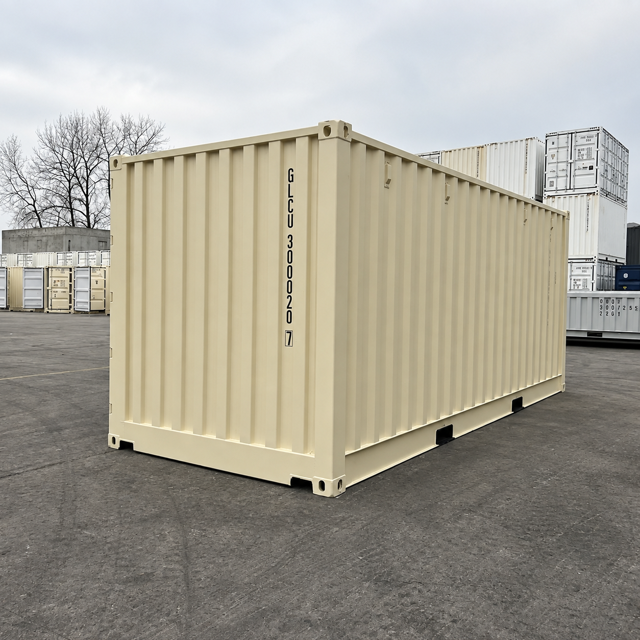 CONTAINER MARITTIMO 20 PIEDI OPEN SIDE