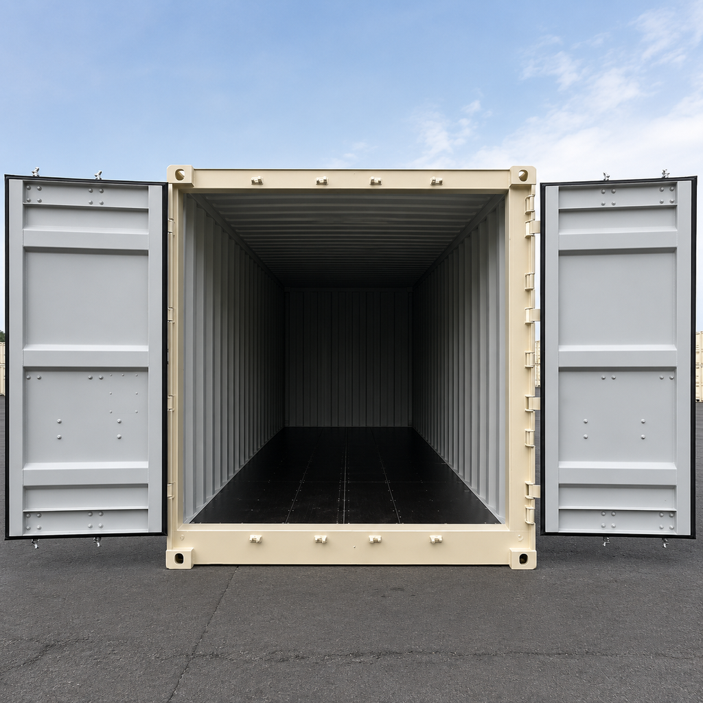 CONTAINER MARITTIMO 20 PIEDI OPEN SIDE
