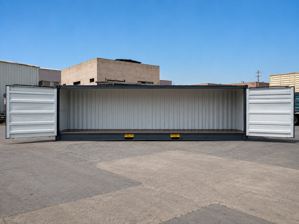 CONTAINER MARITTIMO 40 PIEDI OPEN SIDE