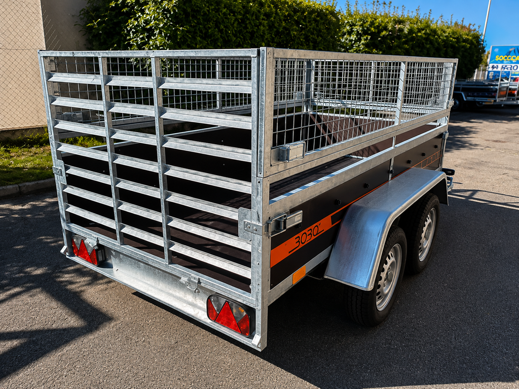 RIMORCHIO DA TRASPORTO BORO NIEWIADOW BOK725D – 750 KG