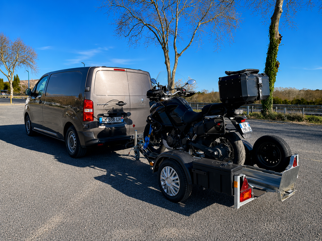 RIMORCHIO PORTA MOTO TYPE-TOP RGW 600 – 2,50 M / 600 KG