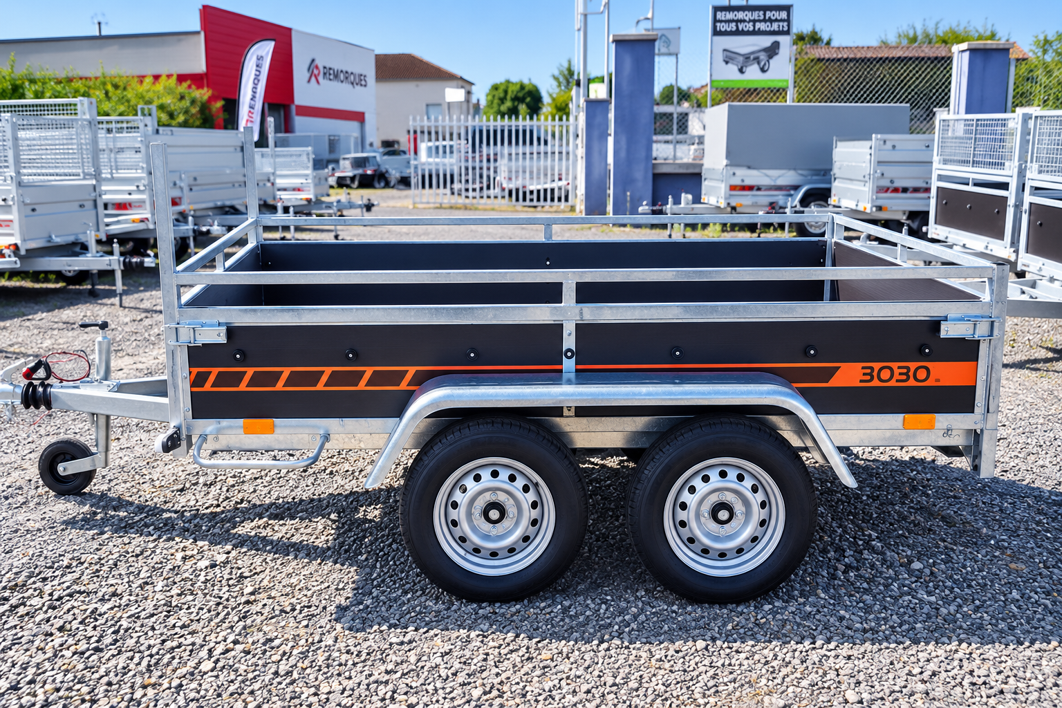 RIMORCHIO DA TRASPORTO BORO NIEWIADOW BOK725D – 750 KG