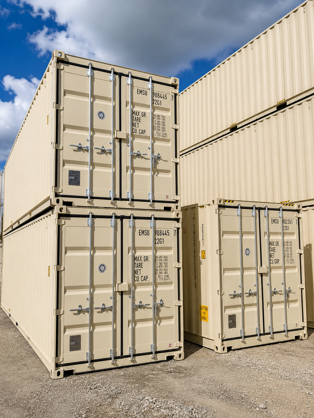 CONTAINER MARITTIMO 40 PIEDI OPEN SIDE