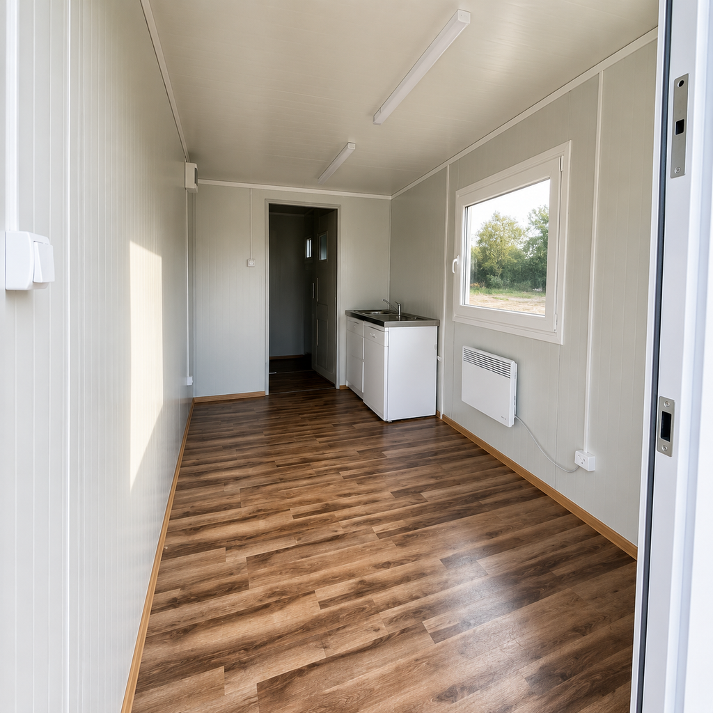 CONTAINER MODULARE DA UFFICIO  6 × 2,40 M
