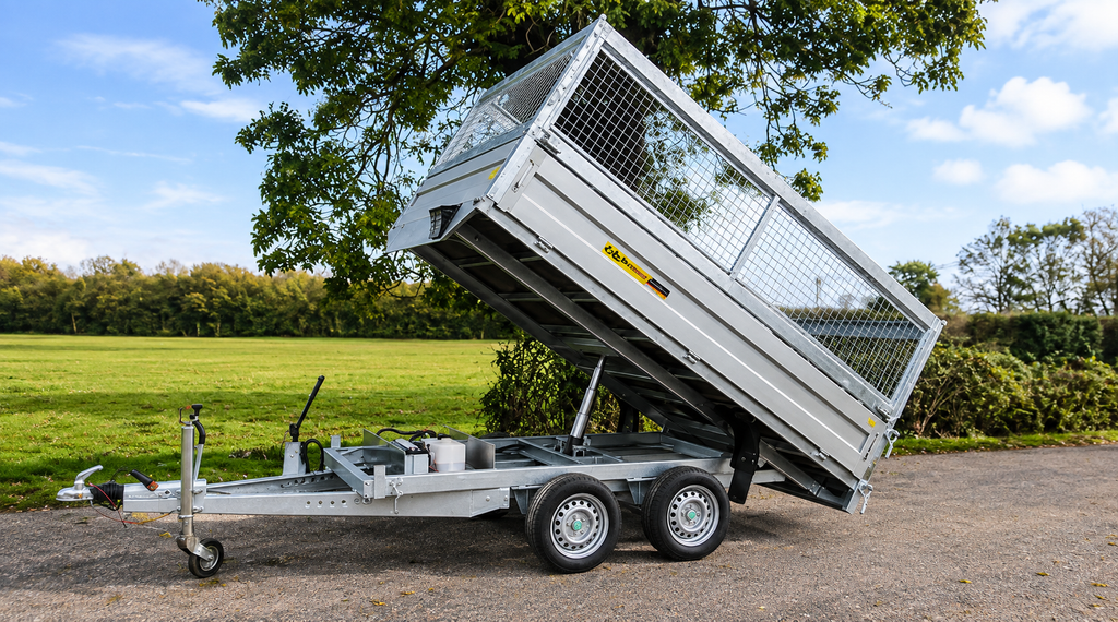 RIMORCHIO RIBALTABILE PROFESSIONALE 2.700 KG – DOPPIO ASSE